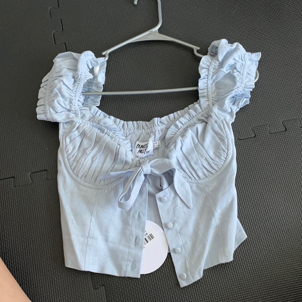 Princess polly top never worn! Size 4 still with tags